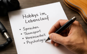 Hobbys Im Lebenslauf