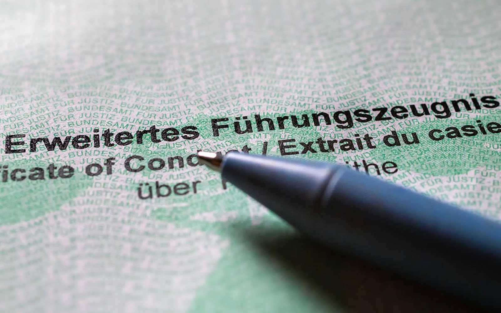 SK Lexikon Führungszeugnis